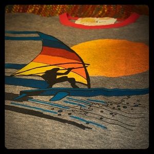 NWOT Aviator Nation Windsurf Jump Ringer Tee sz L!